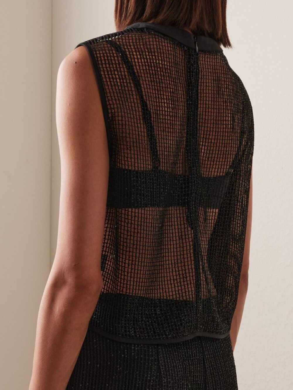 TWP | NWOT | Sequined Silk Tank, Size: M - Picture 4 of 12